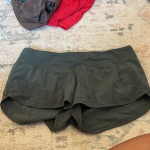 Women's Olive Green Shorts